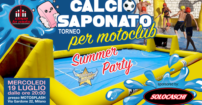 Calcio saponato per Motoclub, mercoled&igrave; da Ciapa la Moto