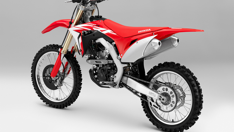 Honda CRF250R 2018. Motore e telaio nuovi