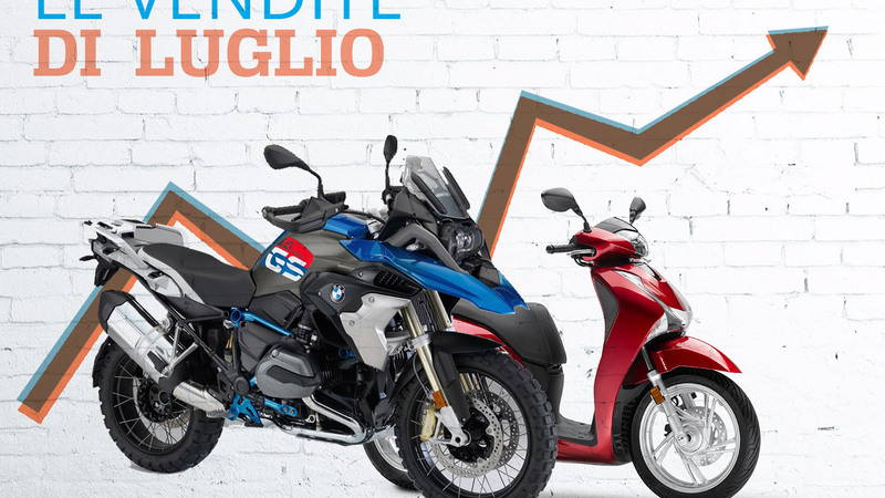 Il mercato a luglio cresce del 7,4%. Meglio le moto. Le Top 100