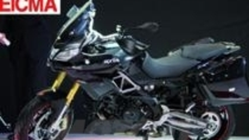 EICMA 2013. Aprilia Caponord 1200 Travel Pack Black