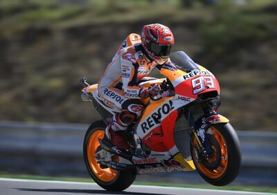 MotoGP. Marquez primo nel warm-up a Brno