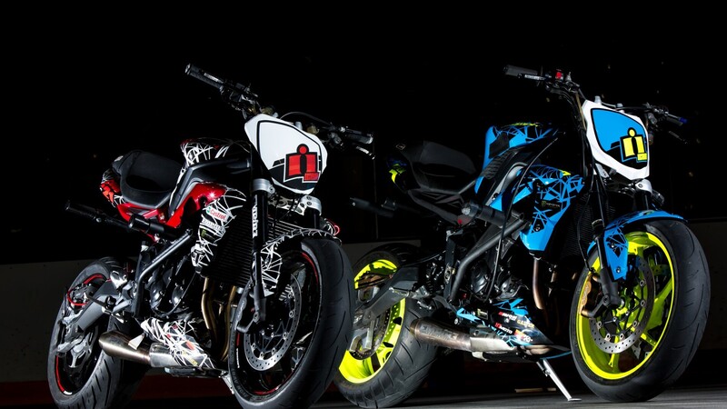 ICON Triumph Street Triple. Nate per lo stunt