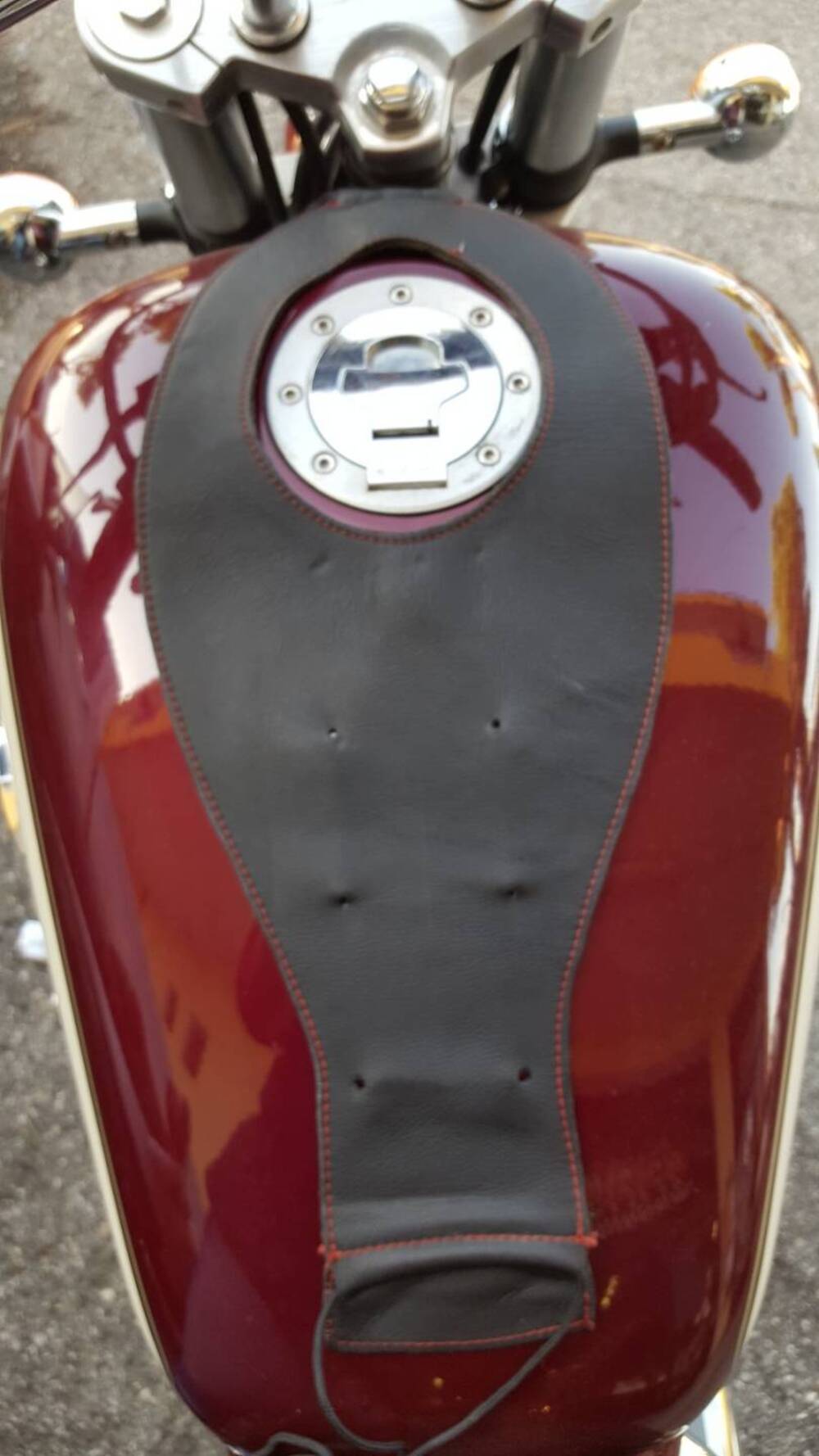 Copertura Serbatoio Nera Custom (2)