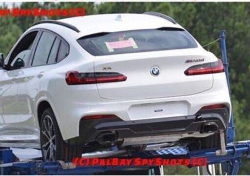 BMW X4 my 2018: eccola senza veli