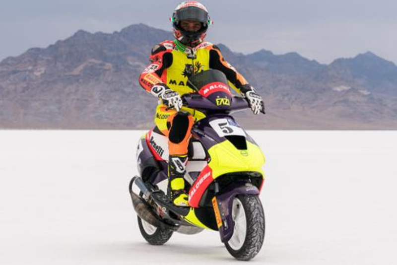 Sei record di velocit&agrave; a Bonneville per Sanchini e Fazi