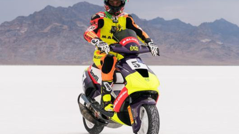 Sei record di velocit&agrave; a Bonneville per Sanchini e Fazi