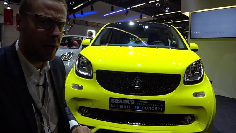 smart Brabus Ultimate E Concept al Salone di Francoforte 2017 [Video]