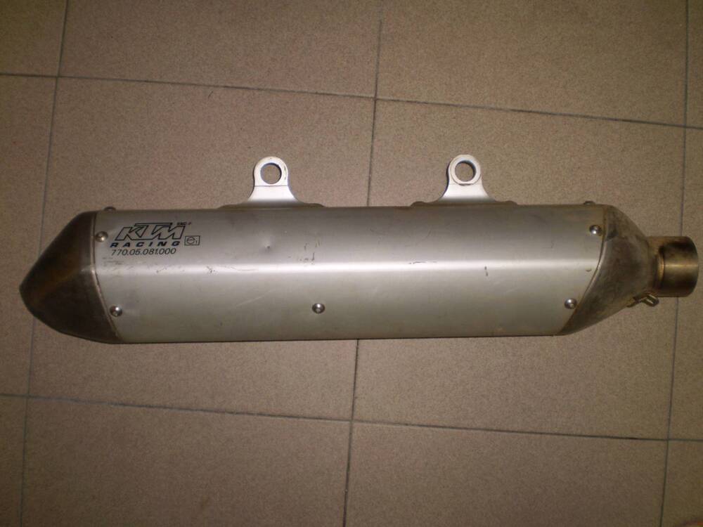 silenziatore ktm exc-f