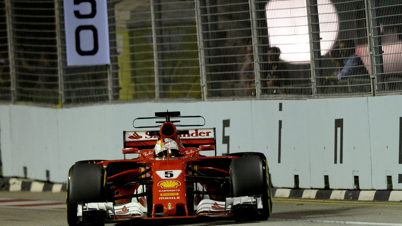 F1, GP Singapore 2017: la Ferrari risorge