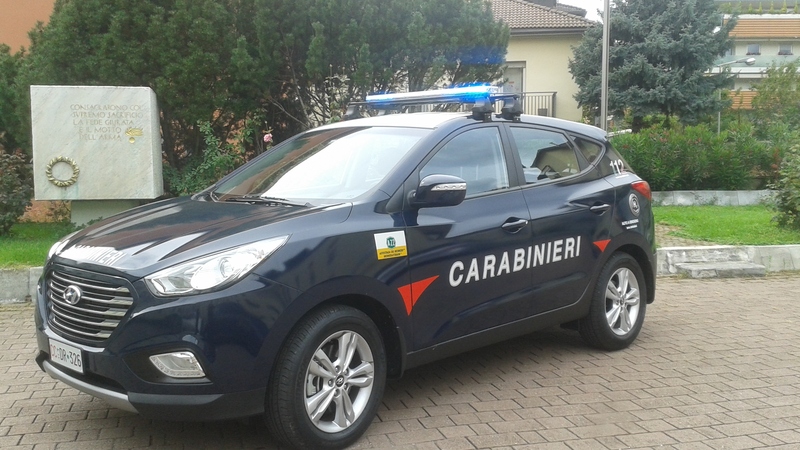 Hyundai ix35 Fuel Cell, ecco quella dei Carabinieri