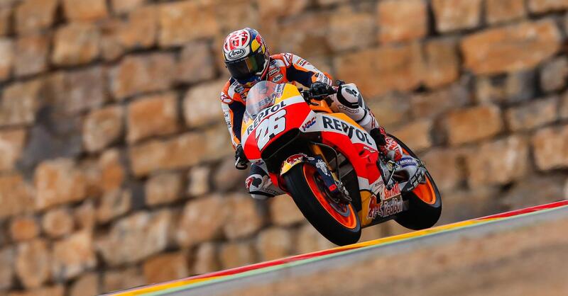 MotoGP 2017. Pedrosa &egrave; il pi&ugrave; veloce nelle FP2 ad Aragon