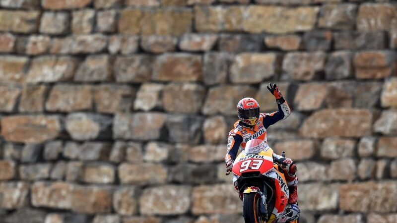 MotoGP 2017. M&aacute;rquez si aggiudica le FP3 ad Arag&oacute;n