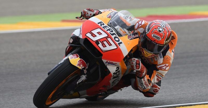 MotoGP 2017. M&aacute;rquez si aggiudica le FP3 ad Arag&oacute;n