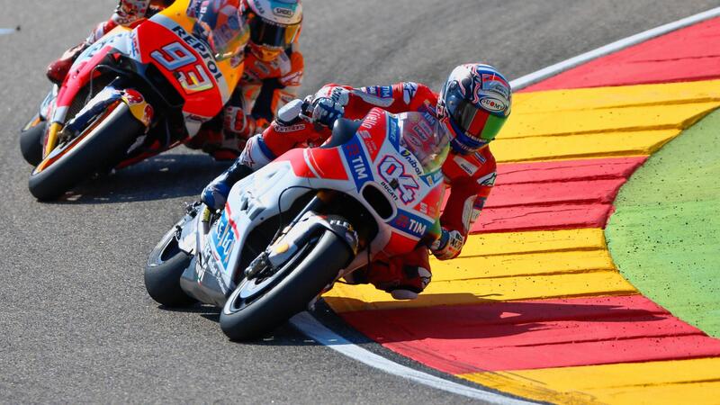 MotoGP 2017. Dovizioso: "Abbiamo pagato il venerd&igrave; con l'acqua"