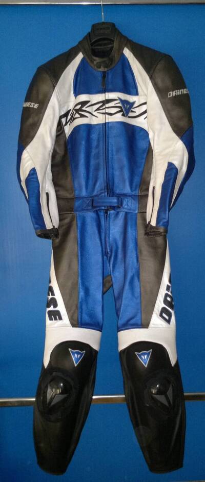 tuta in pelle divisibile Dainese tribal taglia 46