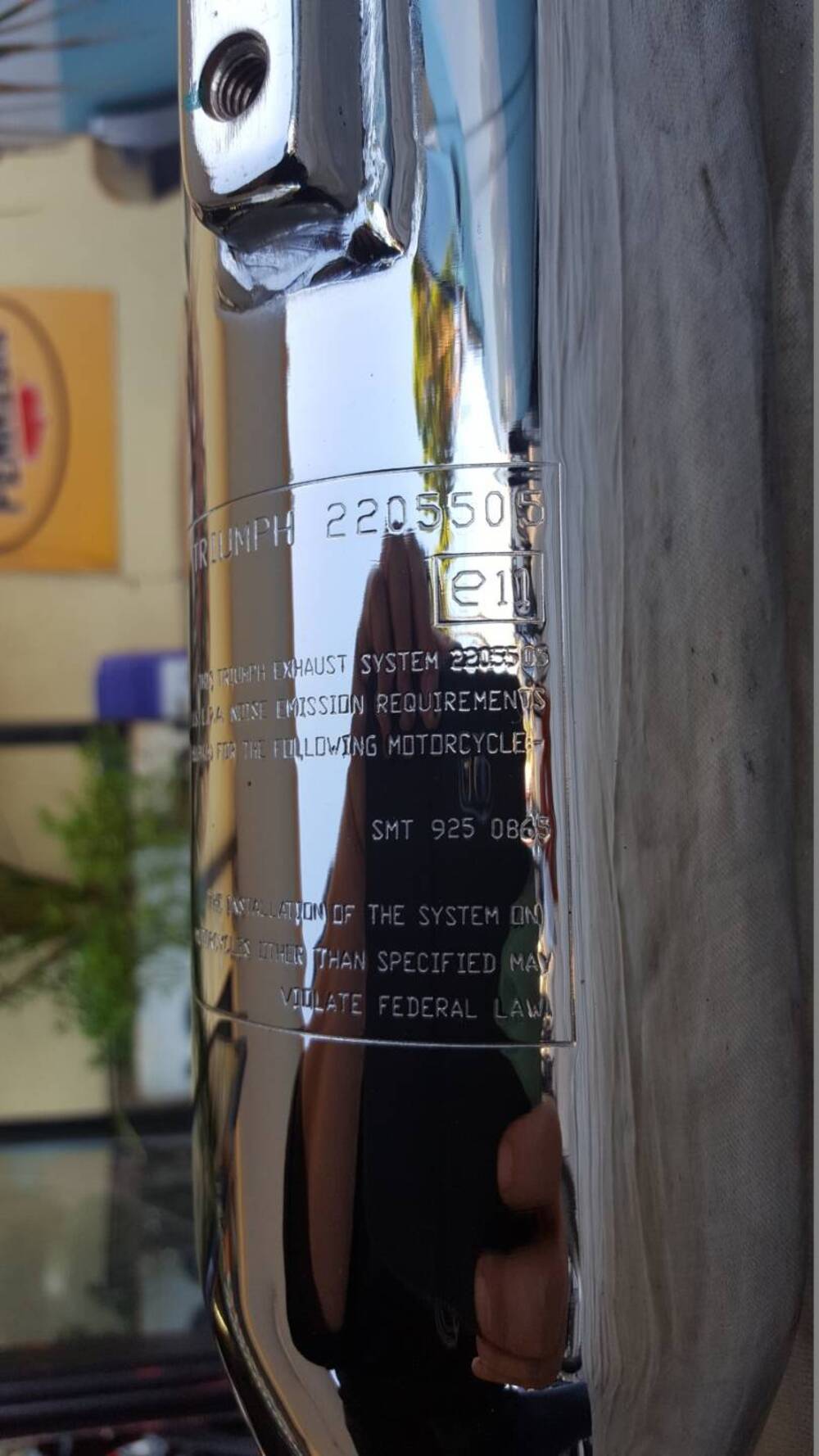 Scarico Basso Bonneville Triumph (5)