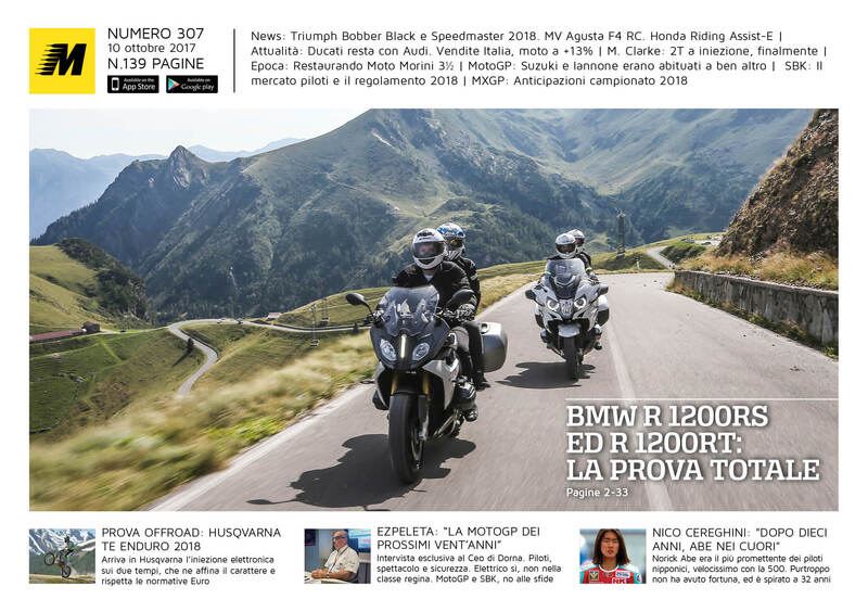 Magazine n&deg; 307, scarica e leggi il meglio di Moto.it 