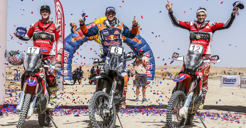 OiLibya Rally. Quintanilla (Husqvarna) e Al-Attiyah (Toyota) campioni del mondo