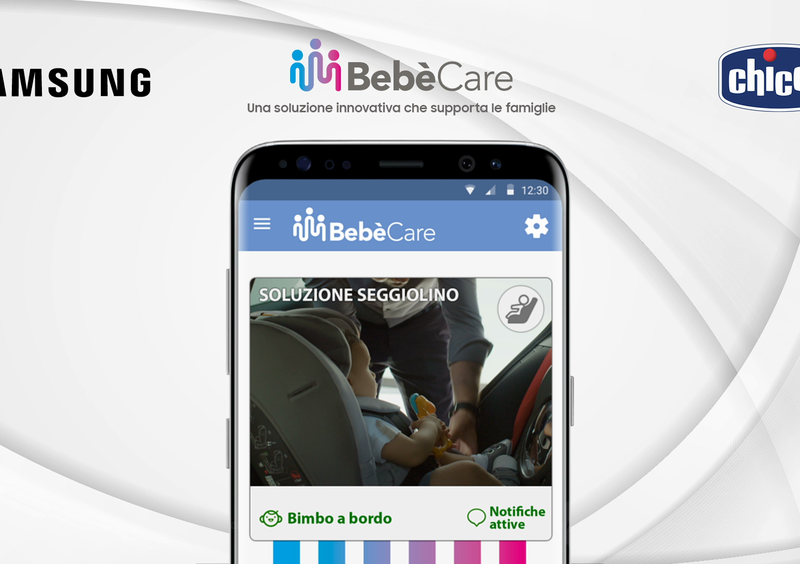 Beb&eacute;Care, con Samsung e Chicco mai pi&ugrave; bimbi dimenticati in auto