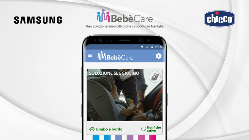 Beb&eacute;Care, con Samsung e Chicco mai pi&ugrave; bimbi dimenticati in auto