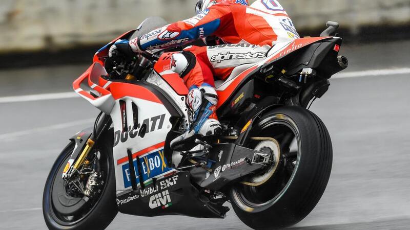 MotoGP 2017. Dovizioso: &quot;Con il bagnato me la gioco&quot;