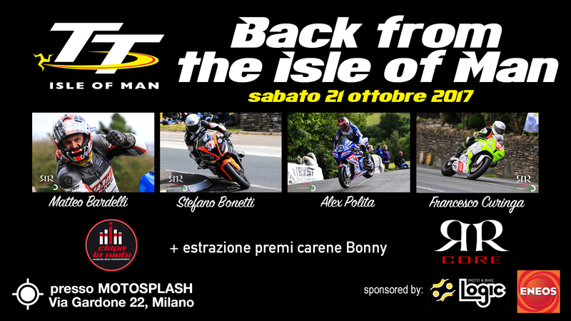 "Back from the Isle of Man", la serata TT di Ciapa la moto