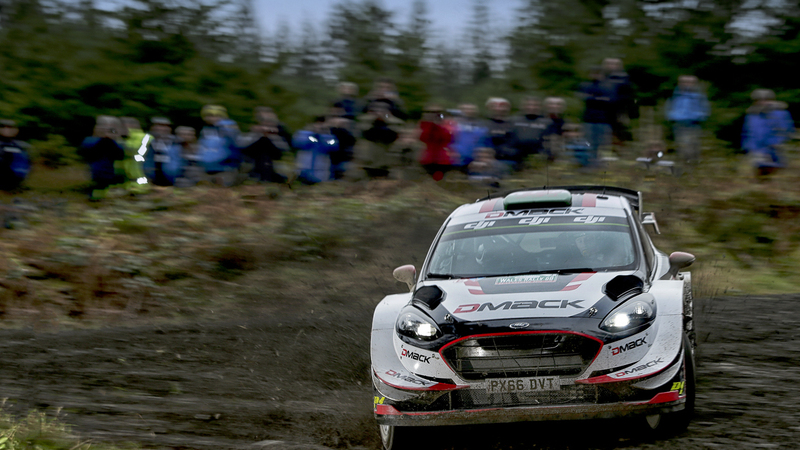 WRC17 Wales GB. L&rsquo;incantesimo &egrave; rotto, Evans in testa!