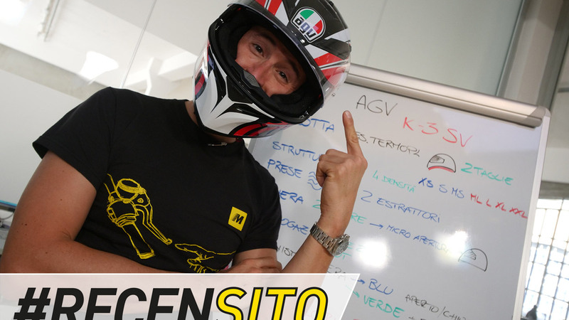 AGV  K-3 SV. Recensione casco entry-level