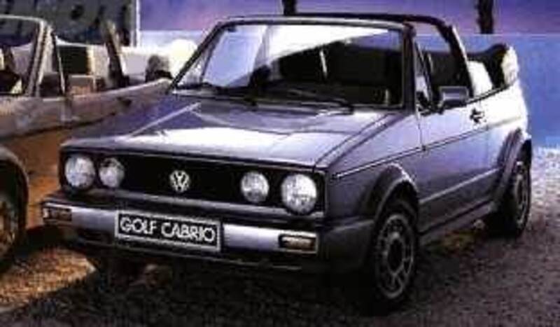 Volkswagen Golf Cabrio 1600 Quartett
