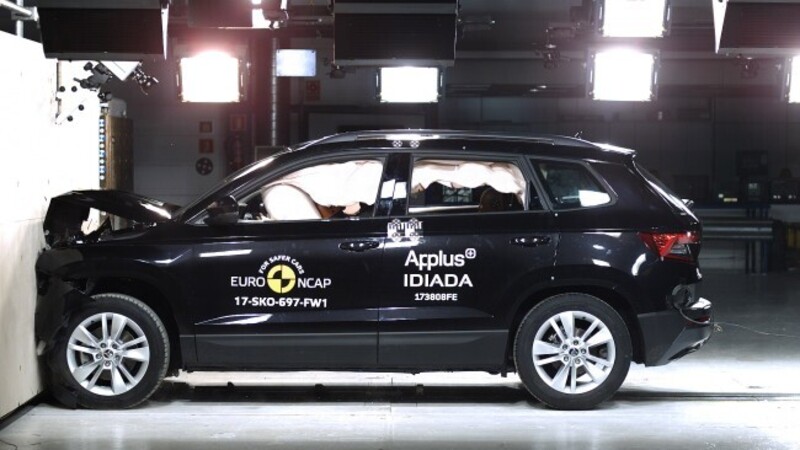 Crash test Euro NCAP, cinque stelle per otto modelli