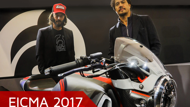 EICMA 2017. Keanu Reeves: &quot;Faccio moto da guidare&quot;