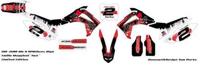 GRAFICA LIMITED EDITION HPM/Aces High By Tom Porta Honda CRF 250 2014 - CRF 450 2013/2014