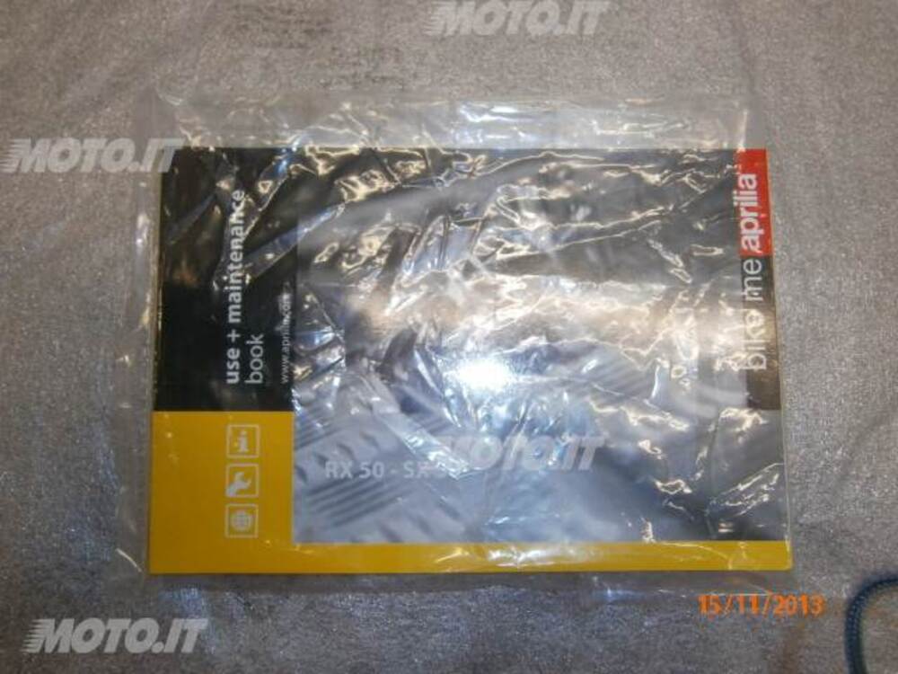 LIBRETTO USO E MANUTENZIONE APRILIA LIBRETTO USO E MANUTENZIONE RX/SX 50 2006/10