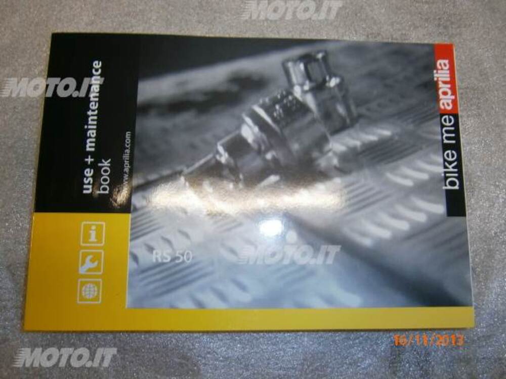 LIBRETTO USO E MANUTENZIONE APRILIA LIBRETTO USO E MANUTENZIONE RS 50 2006/10