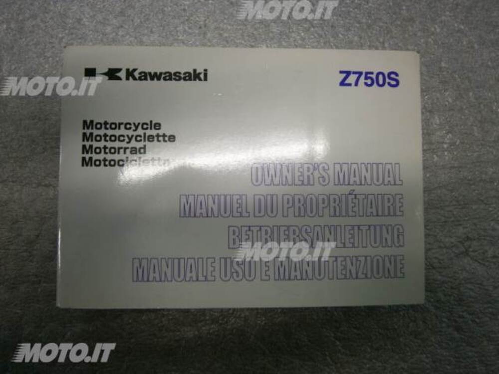 LIBRETTO Kawasaki LIBRETTO USO E MANUTENZIONE Z 750S