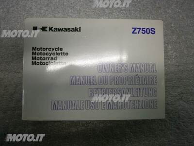 LIBRETTO Kawasaki LIBRETTO USO E MANUTENZIONE Z 750S