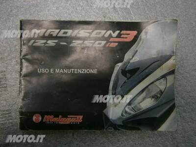 LIBRETTO Malaguti LIBRETTO USO E MANUTENZIONE MADISON 125/250 RS