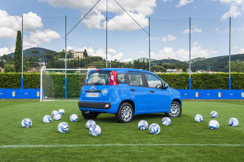 La Fiat Pandazzurri, serie speciale creata per l&#039;Europeo 2016