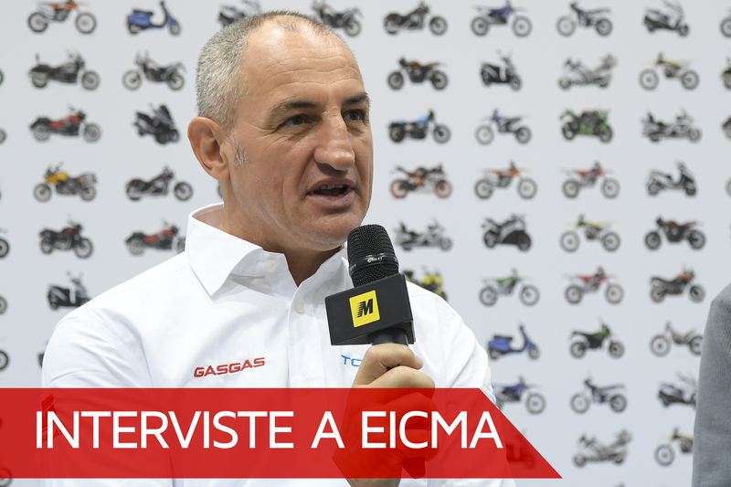 Gi&ograve; Sala a EICMA 2017. La nuova avventura con Gas Gas