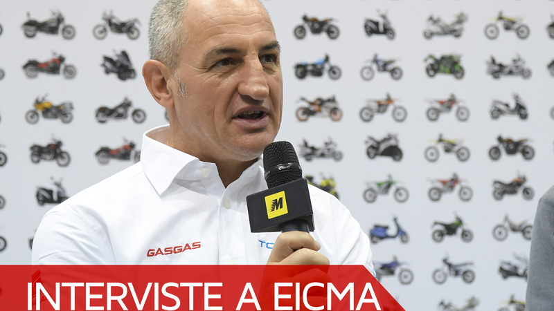 Gi&ograve; Sala a EICMA 2017. La nuova avventura con Gas Gas