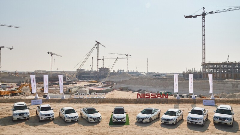 Nissan, flotta elettrica per Expo 2020 a Dubai