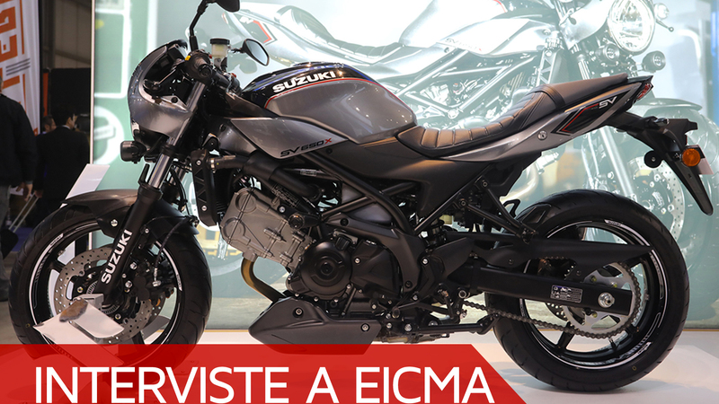 Suzuki a EICMA, Andrea Gamberini e le novit&agrave;