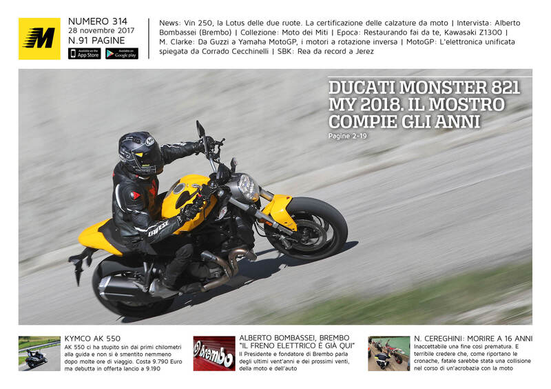 Magazine n&deg; 314, scarica e leggi il meglio di Moto.it 