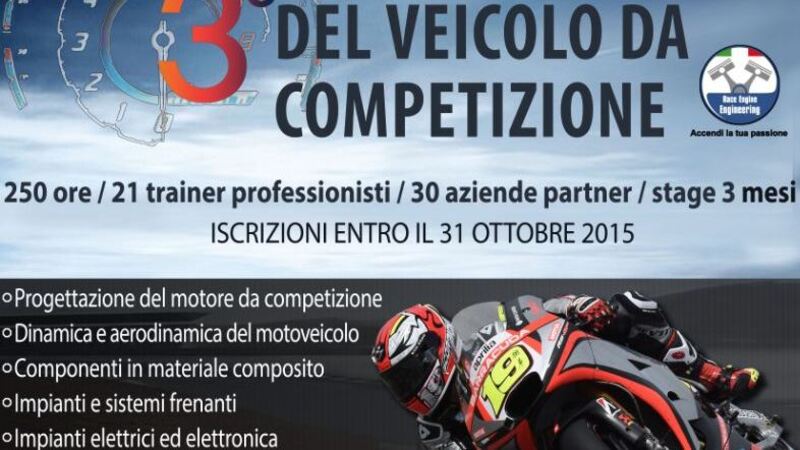 Master in Ingegneria del Veicolo da Competizione