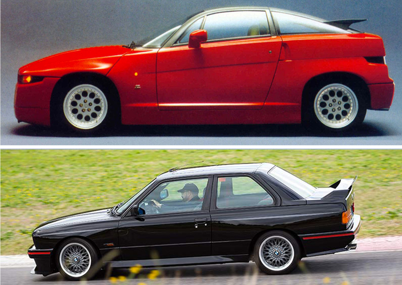 Cinque lustri fa, Confronto: ES30 Vs E30, ovvero Alfa Romeo SZ Vs BMW M3