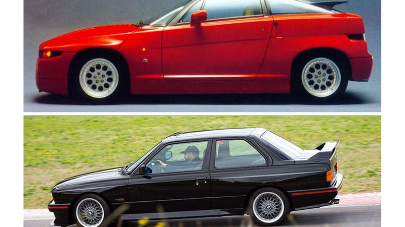 Cinque lustri fa, Confronto: ES30 Vs E30, ovvero Alfa Romeo SZ Vs BMW M3