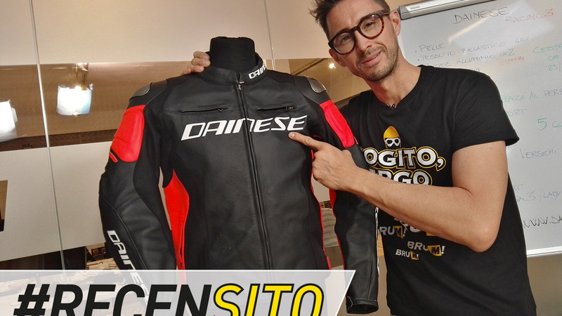 Dainese Racing 3. Giacca in pelle Tutu 