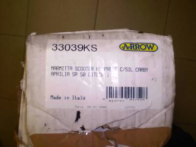 marmitta arrow per scooter