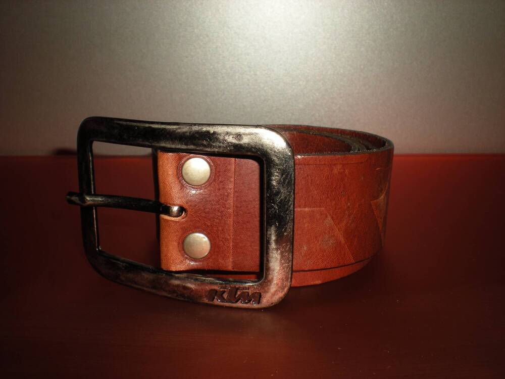 Cintura in pelle Ktm