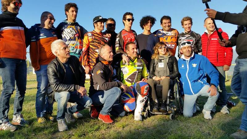 Marco Aurelio Fontana &egrave; stato mattatore della giornata sia in bici che in moto